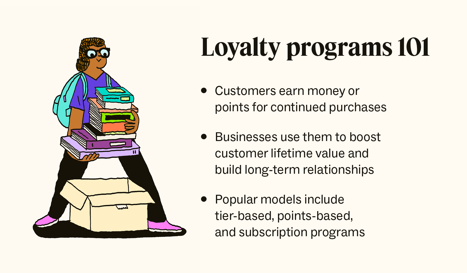 Loyalty program summary chart
