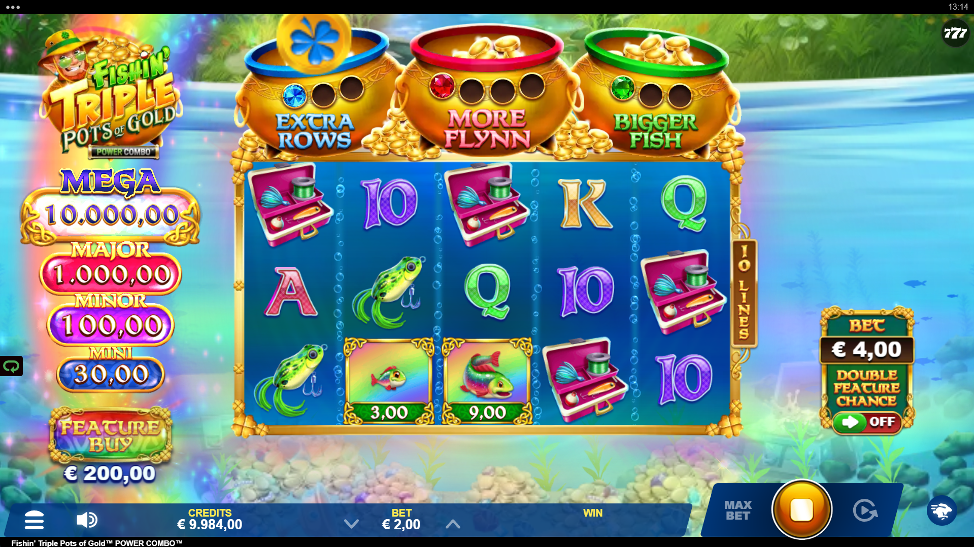 Fishing Game Coin Pots